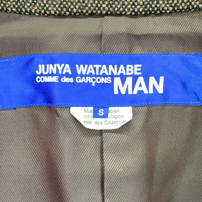 JUNYA WATANABE MAN 19AW Brown Wool Leather 3B Coat Size S