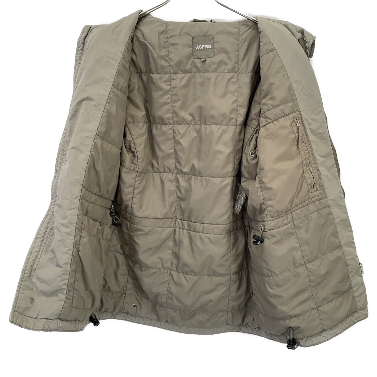 ASPESI NEW CAMP Polyester Military Jacket Green Size XS