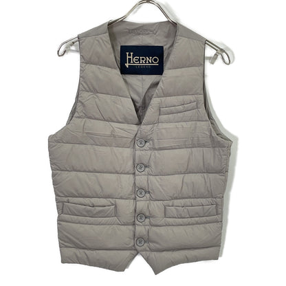 HERNO 002ULE-19288 Inner Down Gilet Vest Gray Size 44