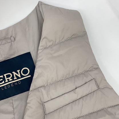HERNO 002ULE-19288 Inner Down Gilet Vest Gray Size 44