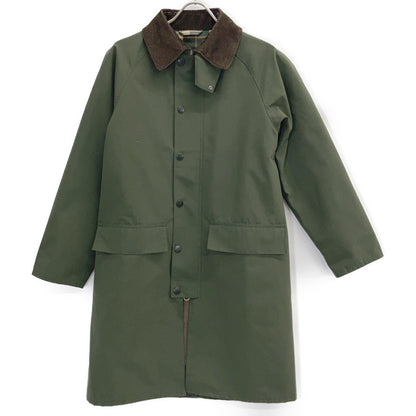 Barbour Burghley Zip-Up Polyester Jacket Green Size M