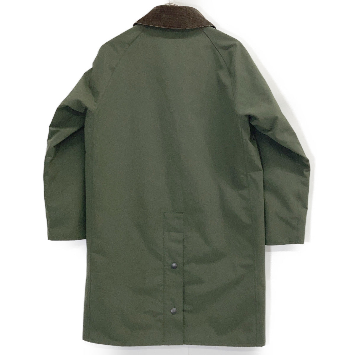 Barbour Burghley Zip-Up Polyester Jacket Green Size M