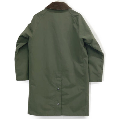 Barbour Burghley Zip-Up Polyester Jacket Green Size M