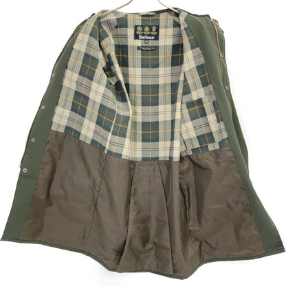 Barbour Burghley Zip-Up Polyester Jacket Green Size M