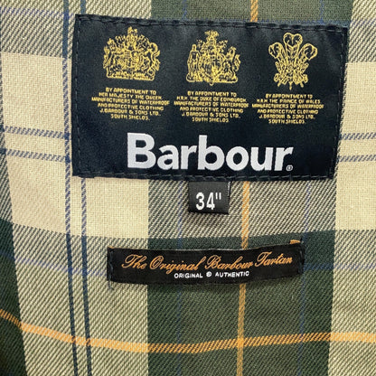 Barbour Burghley Zip-Up Polyester Jacket Green Size M