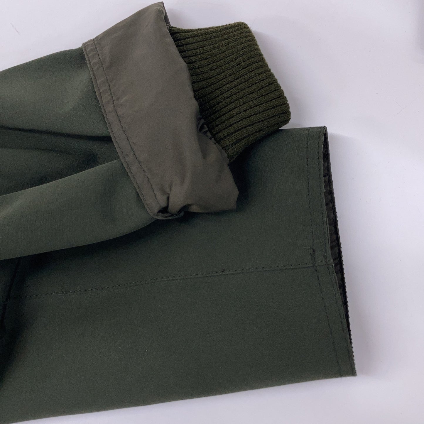 Barbour Burghley Zip-Up Polyester Jacket Green Size M