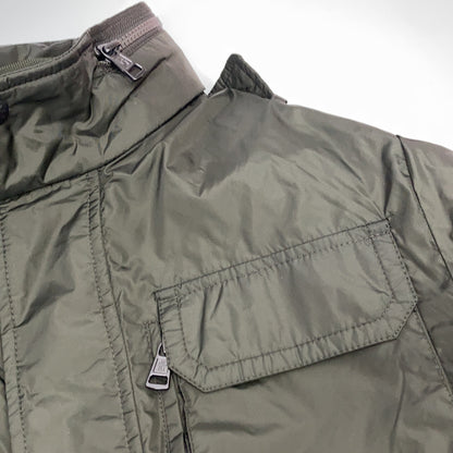 MONCLER JONATHAN Packable Hood Nylon Jacket Green Size 1