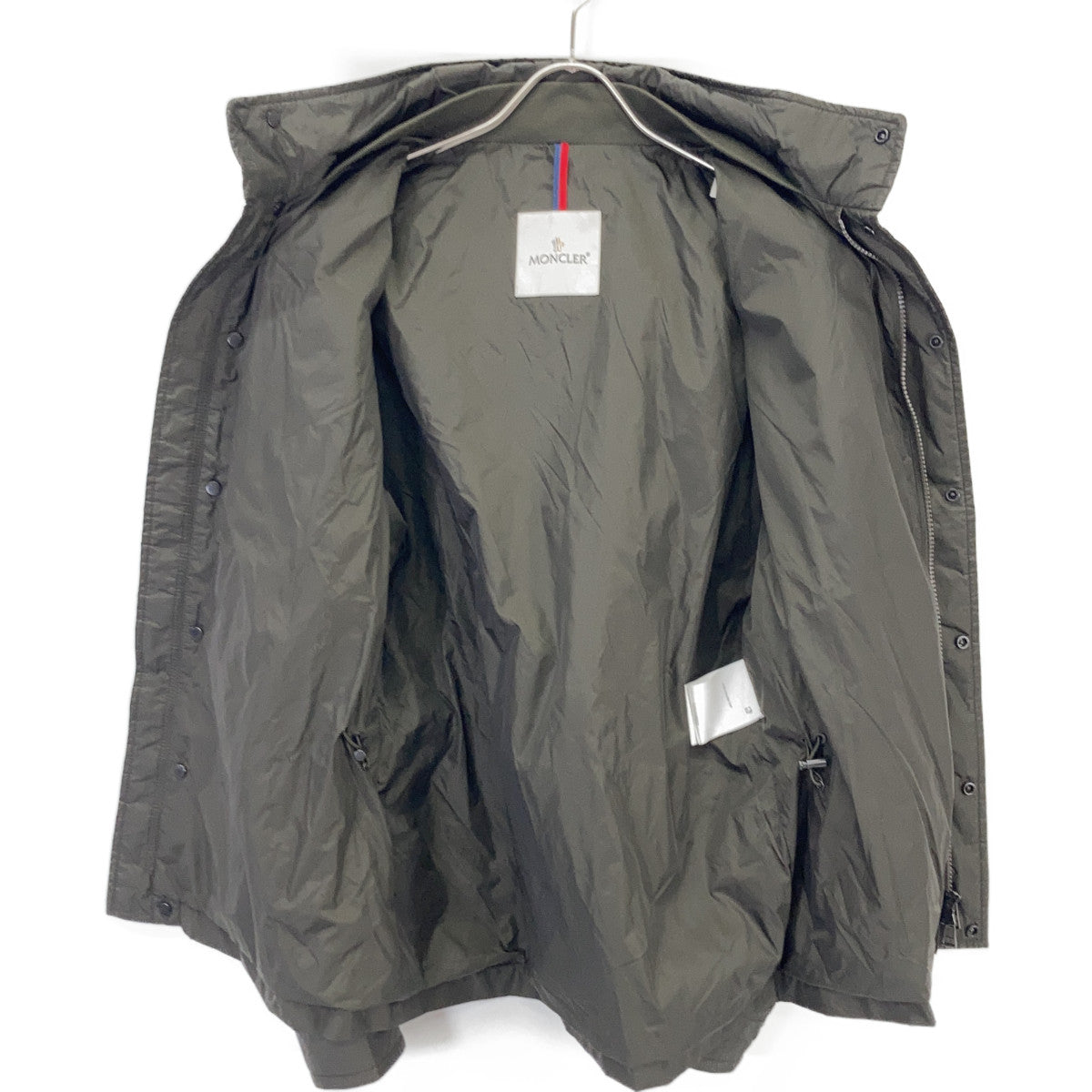MONCLER JONATHAN Packable Hood Nylon Jacket Green Size 1