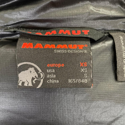 MAMMUT Xeron Insulated Hooded Nylon Jacket Black Size XS