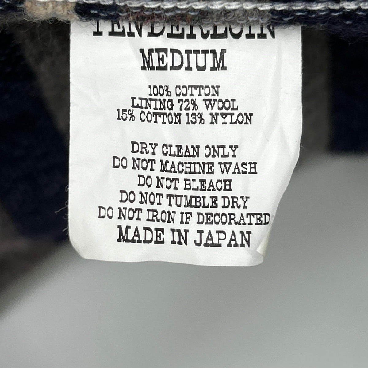 TENDERLOIN 16AW Indigo Denim Coverall Jacket Size M