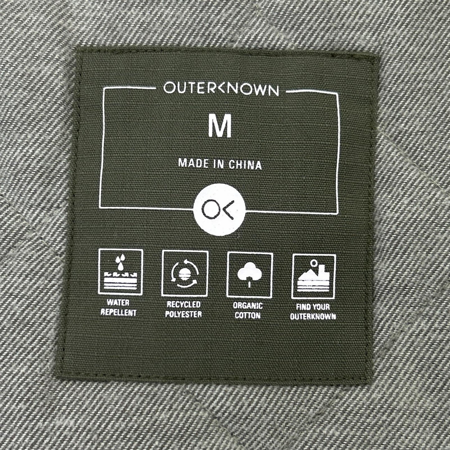 OUTERKNOWN Khaki Ripstop Nylon Mods Parka Jacket Size M