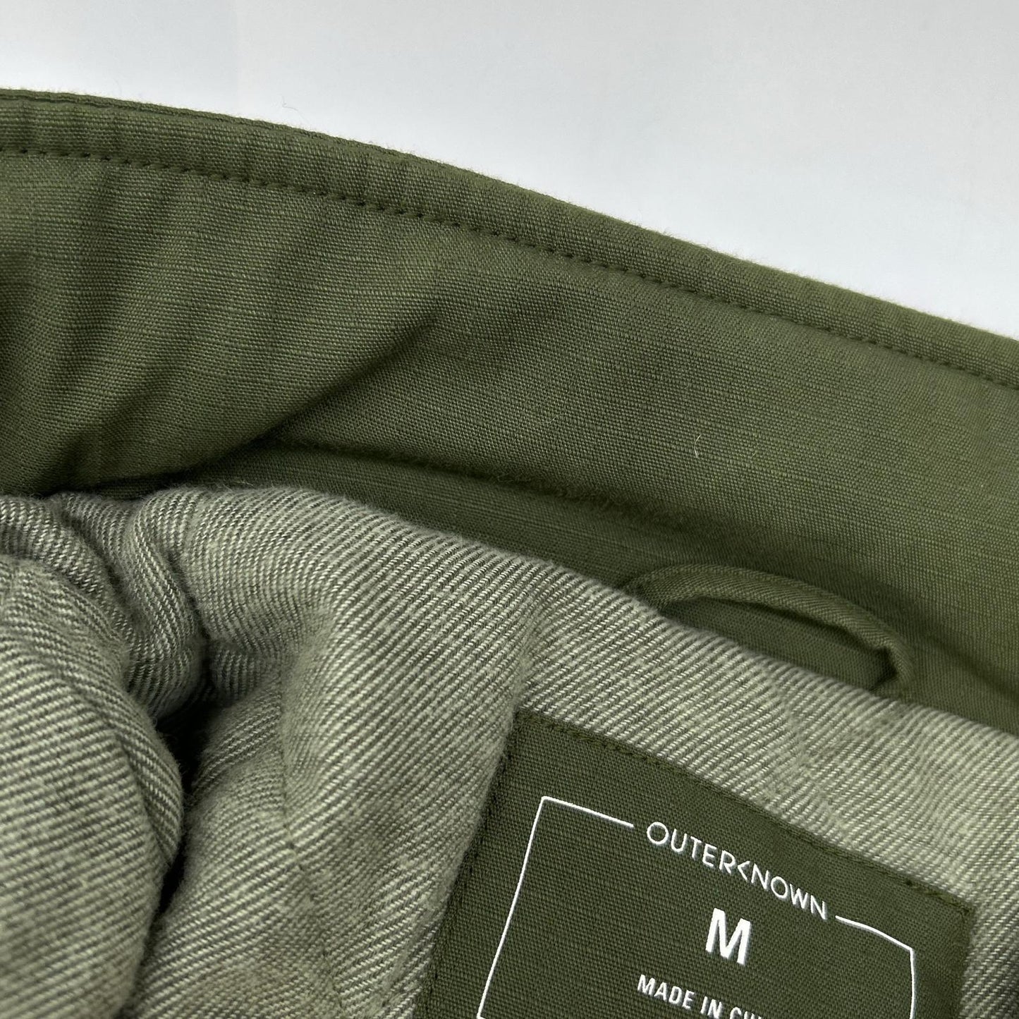 OUTERKNOWN Khaki Ripstop Nylon Mods Parka Jacket Size M