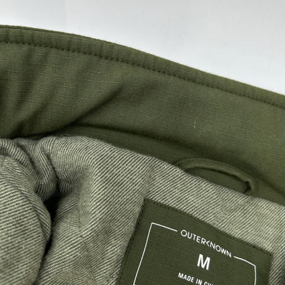 OUTERKNOWN Khaki Ripstop Nylon Mods Parka Jacket Size M