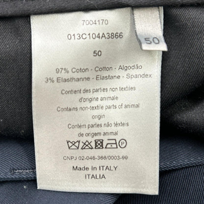 DIOR 20SS Navy Cotton Slacks Pants Size 50