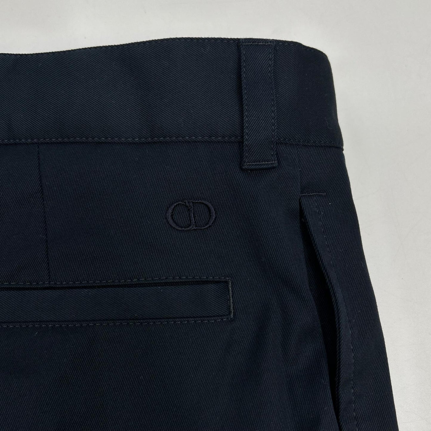 DIOR 20SS Navy Cotton Slacks Pants Size 50