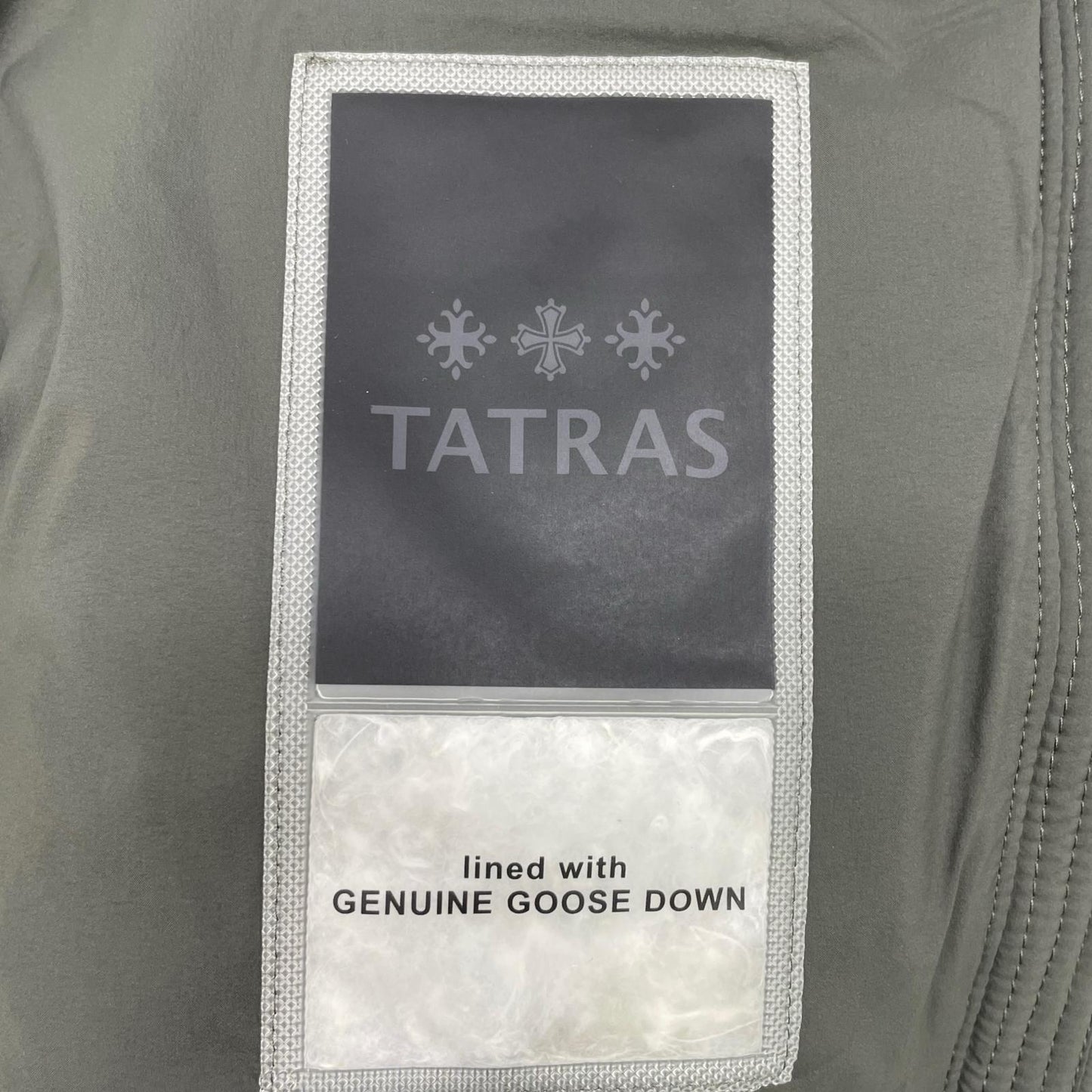 TATRAS 21 Khaki Nylon Sagum Down Vest Size S