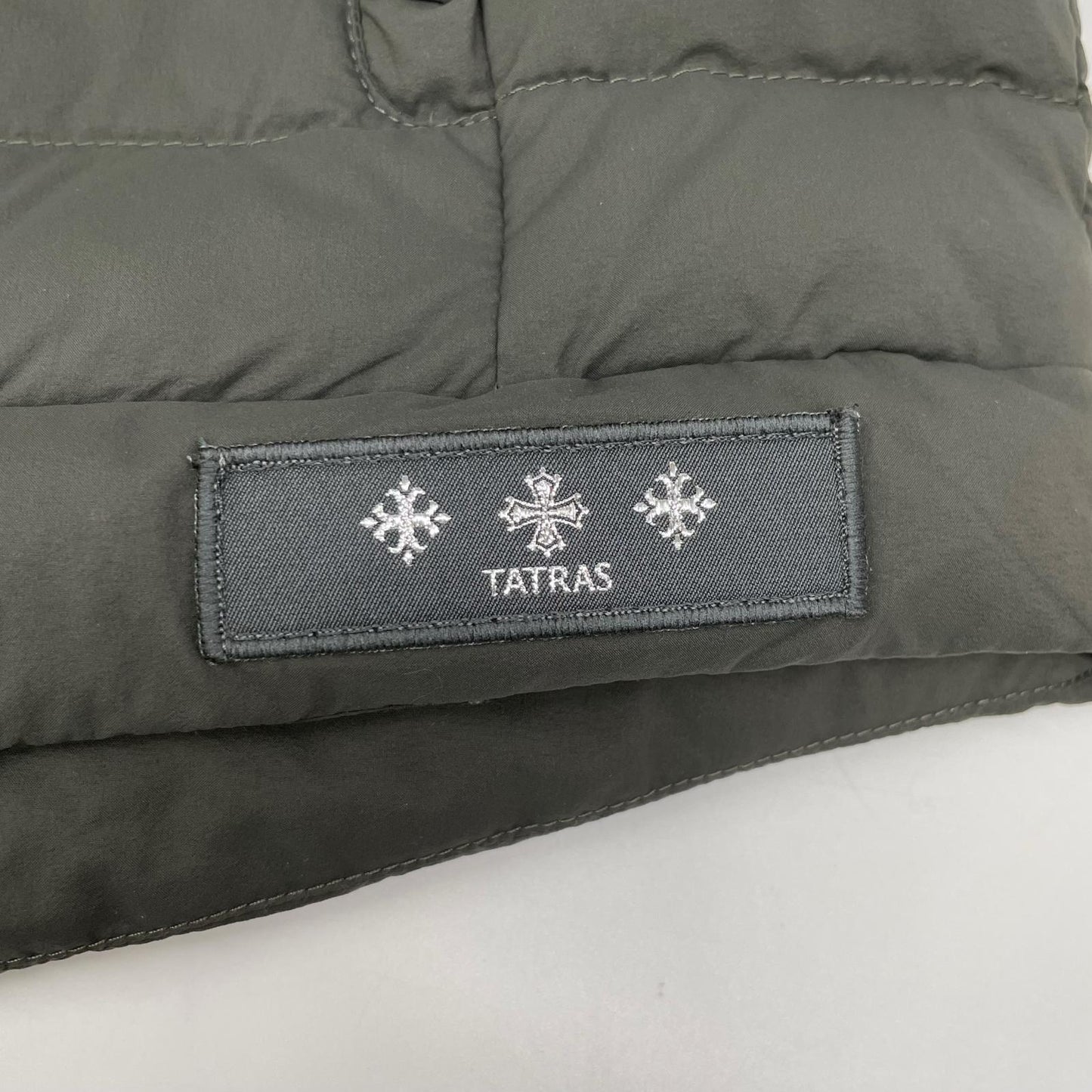 TATRAS 21 Khaki Nylon Sagum Down Vest Size S