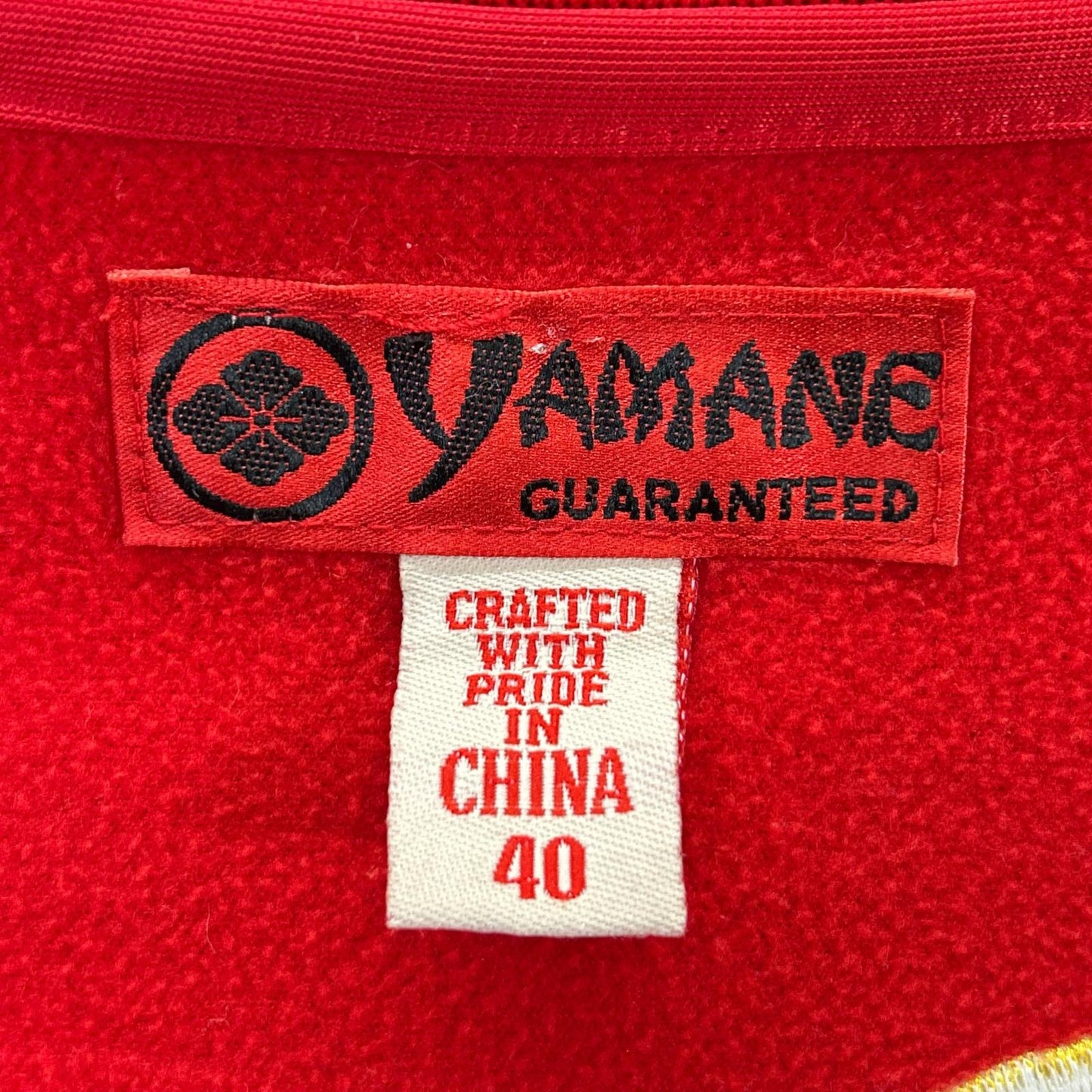 EVISU Red YAMANE Striped Sleeve Track Jacket Size 40
