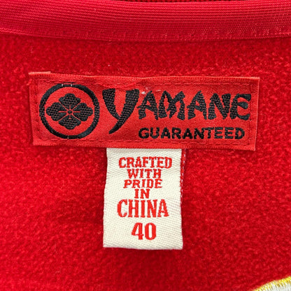 EVISU Red YAMANE Striped Sleeve Track Jacket Size 40