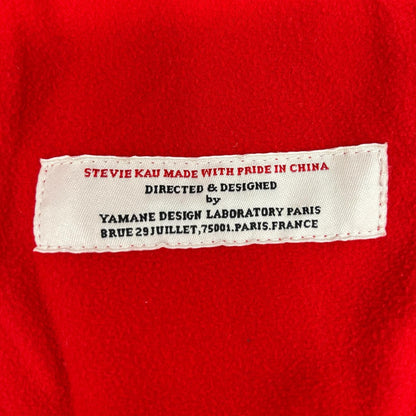 EVISU Red YAMANE Striped Sleeve Track Jacket Size 40