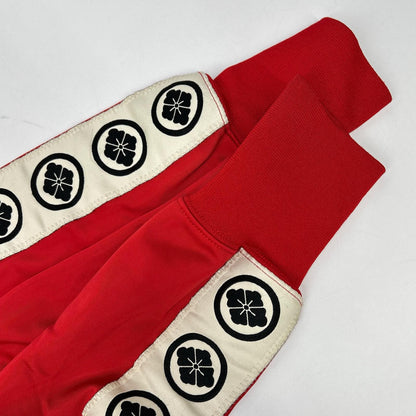 EVISU Red YAMANE Striped Sleeve Track Jacket Size 40