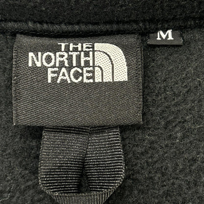 THE NORTH FACE Black Denali Hooded Fleece Jacket Poly Size M