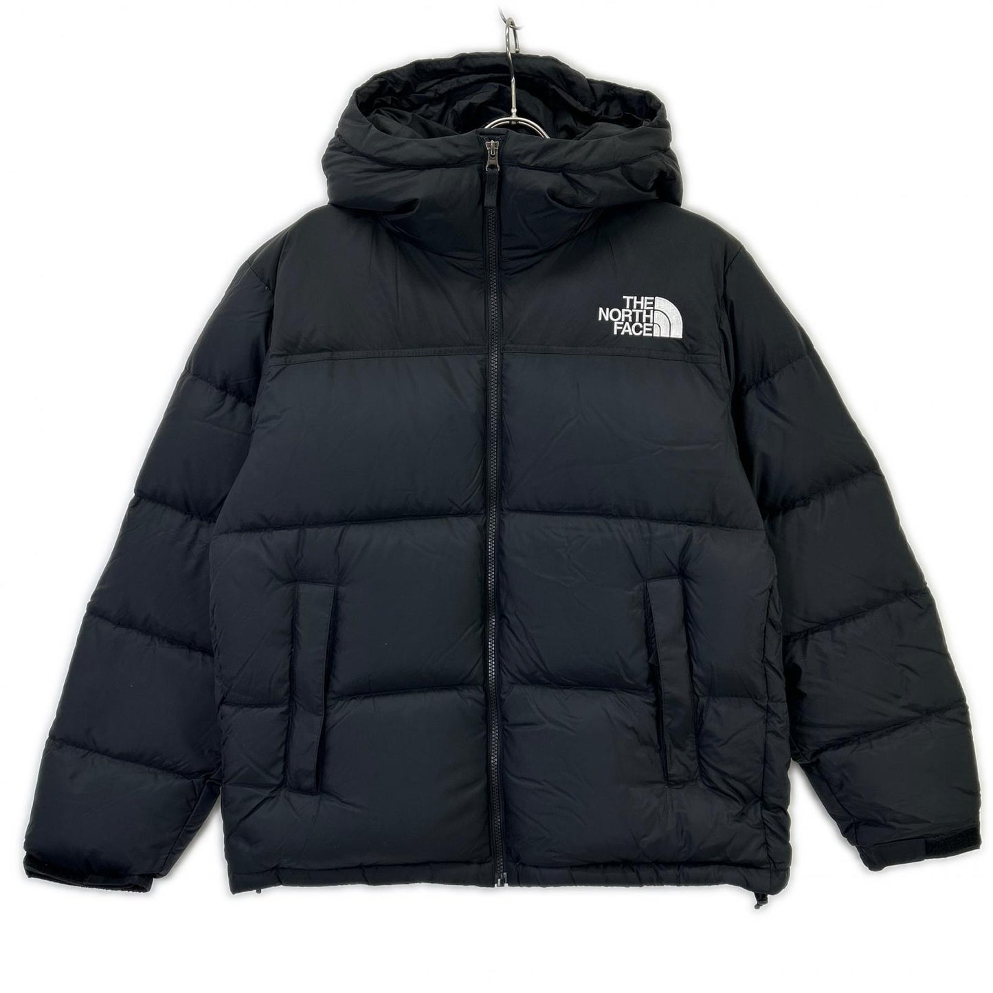 THE NORTH FACE Black Nuptse Nylon Down Jacket Size L