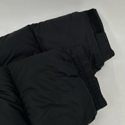 THE NORTH FACE Black Nuptse Nylon Down Jacket Size L