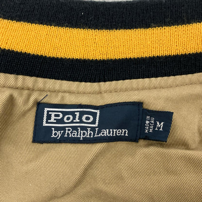 POLO RALPH LAUREN Navy Fleece Stadium Jacket Size M