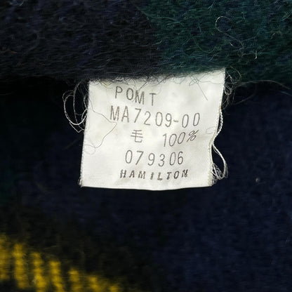 POLO RALPH LAUREN Navy Green Wool Block Shirt Jacket Size M