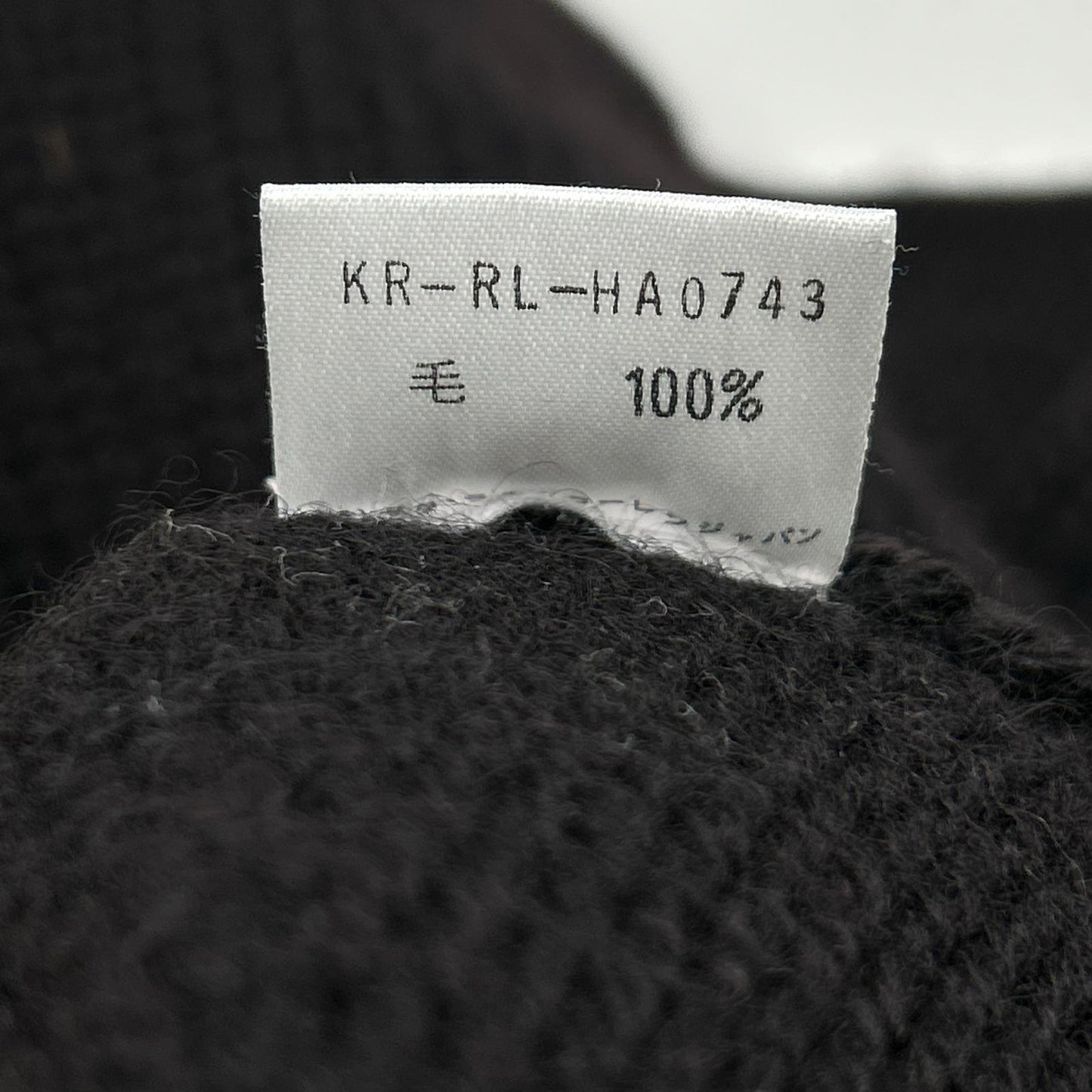 POLO RALPH LAUREN 90s Black P Logo Turtleneck Knit Size M