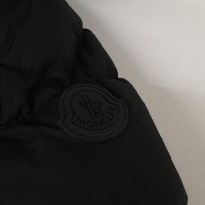 MONCLER LAVEDA Rubber Logo Down Jacket Black Size 4