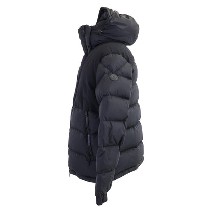 MONCLER LAVEDA Rubber Logo Down Jacket Black Size 4