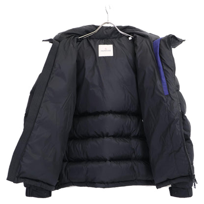 MONCLER LAVEDA Rubber Logo Down Jacket Black Size 4