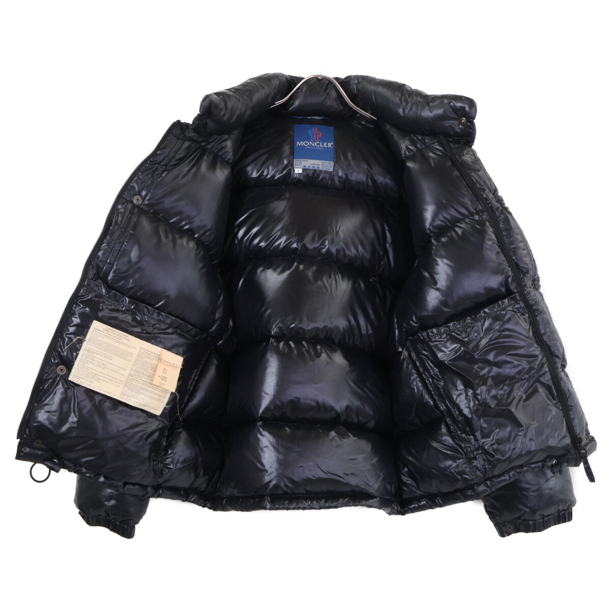 MONCLER GRENOBLE Nylon Down Jacket Black Size 1