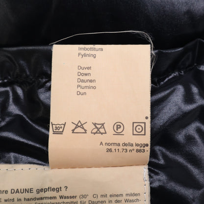 MONCLER GRENOBLE Nylon Down Jacket Black Size 1