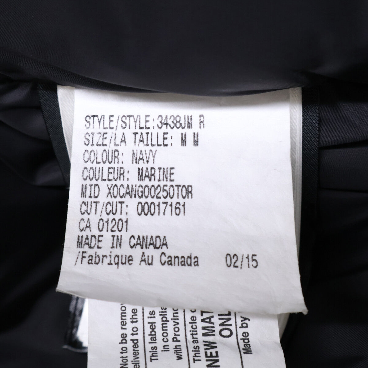 CANADA GOOSE Jasper Parka Fur Hooded Down Coat Size M