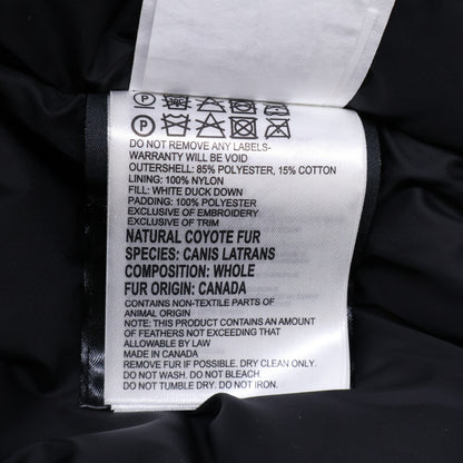 CANADA GOOSE Jasper Parka Fur Hooded Down Coat Size M