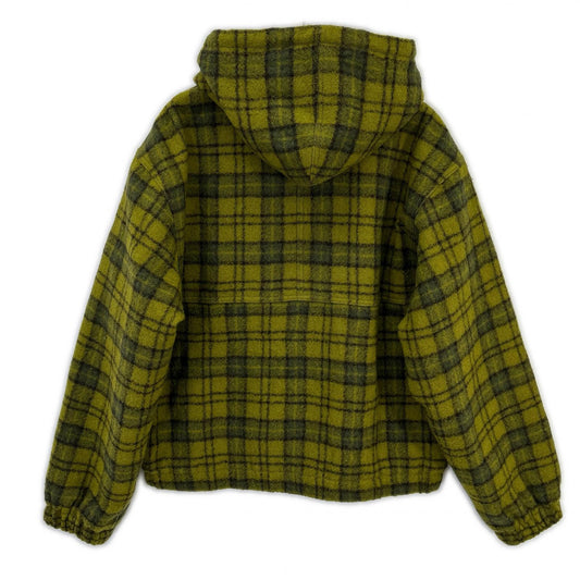 stussy 24AW Wool Plaid Work Jacket Green Size M