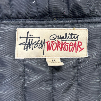 stussy 24AW Wool Plaid Work Jacket Green Size M