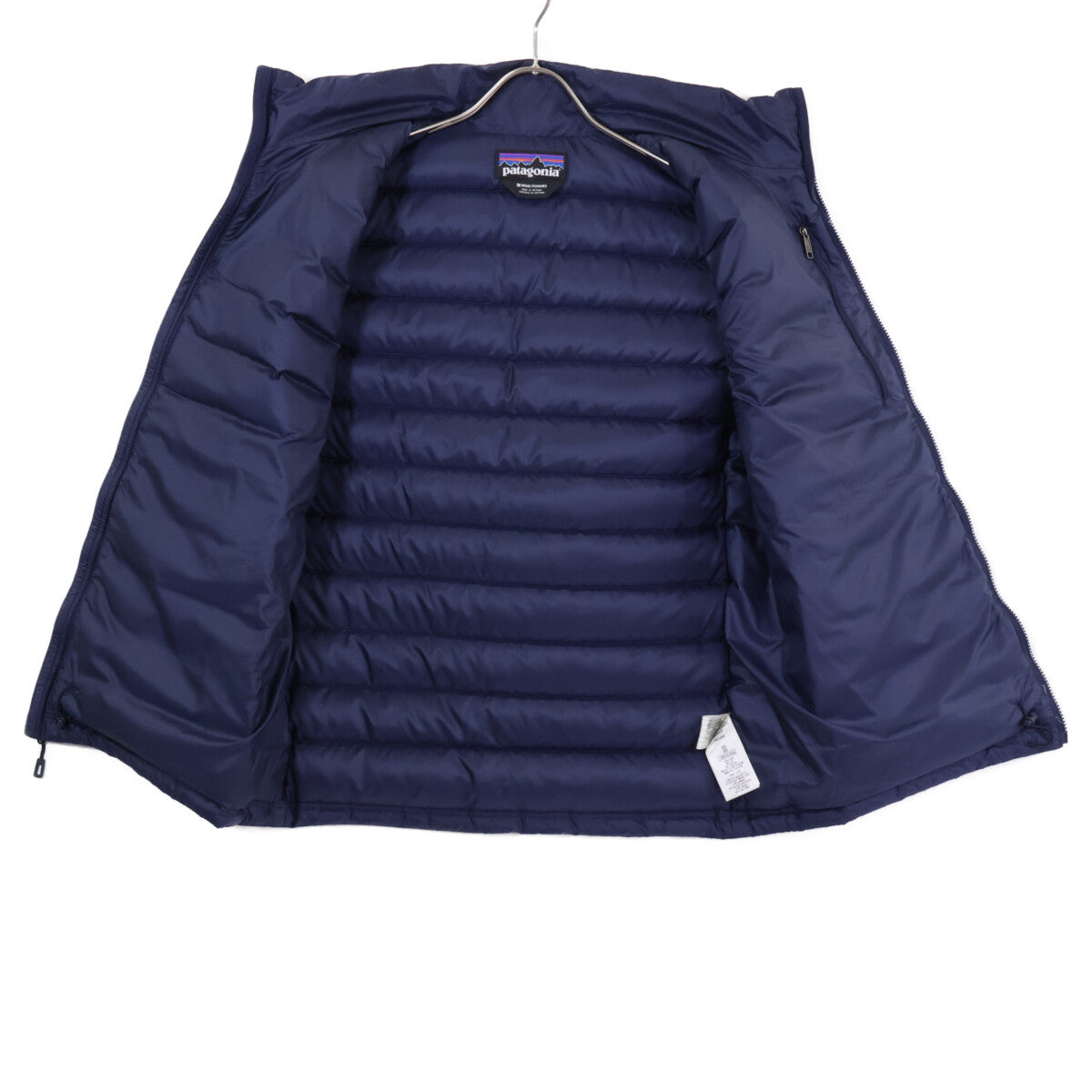 patagonia DOWN SWEATER VEST Nylon Vest Navy Size M