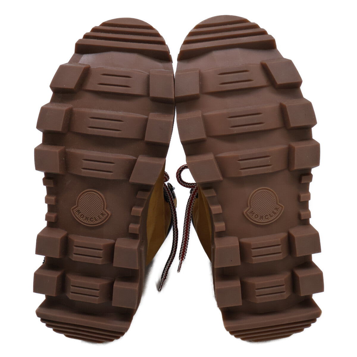 MONCLER MON CORP Lace-up Leather Boots Brown Size EU 41