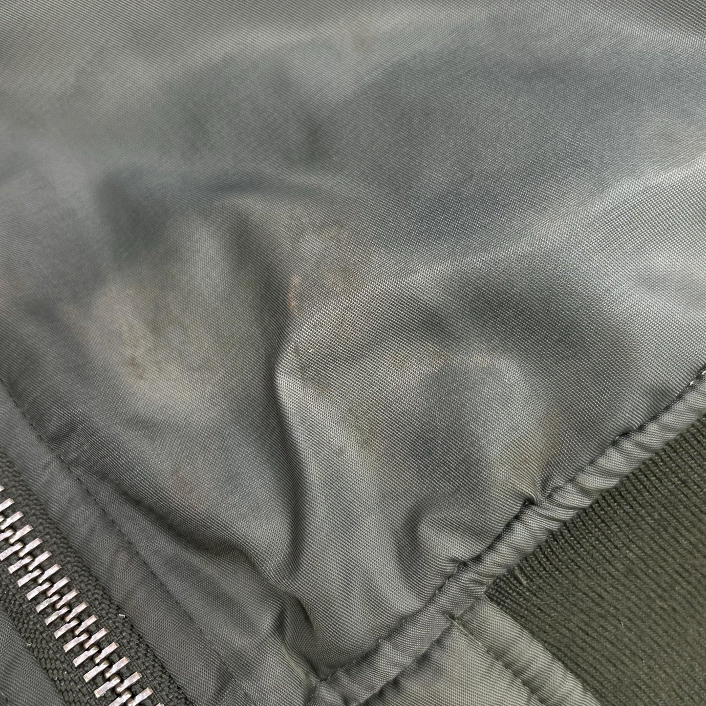 stussy MA-1 Flight Jacket Khaki Size L
