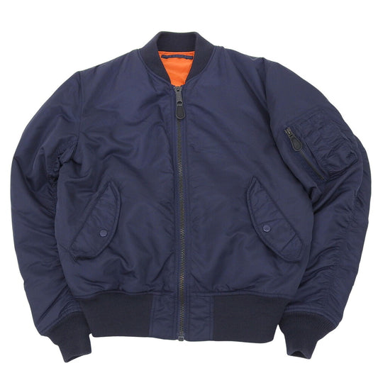 AVIREX MA-1 Reversible Flight Jacket Navy/Orange Size L