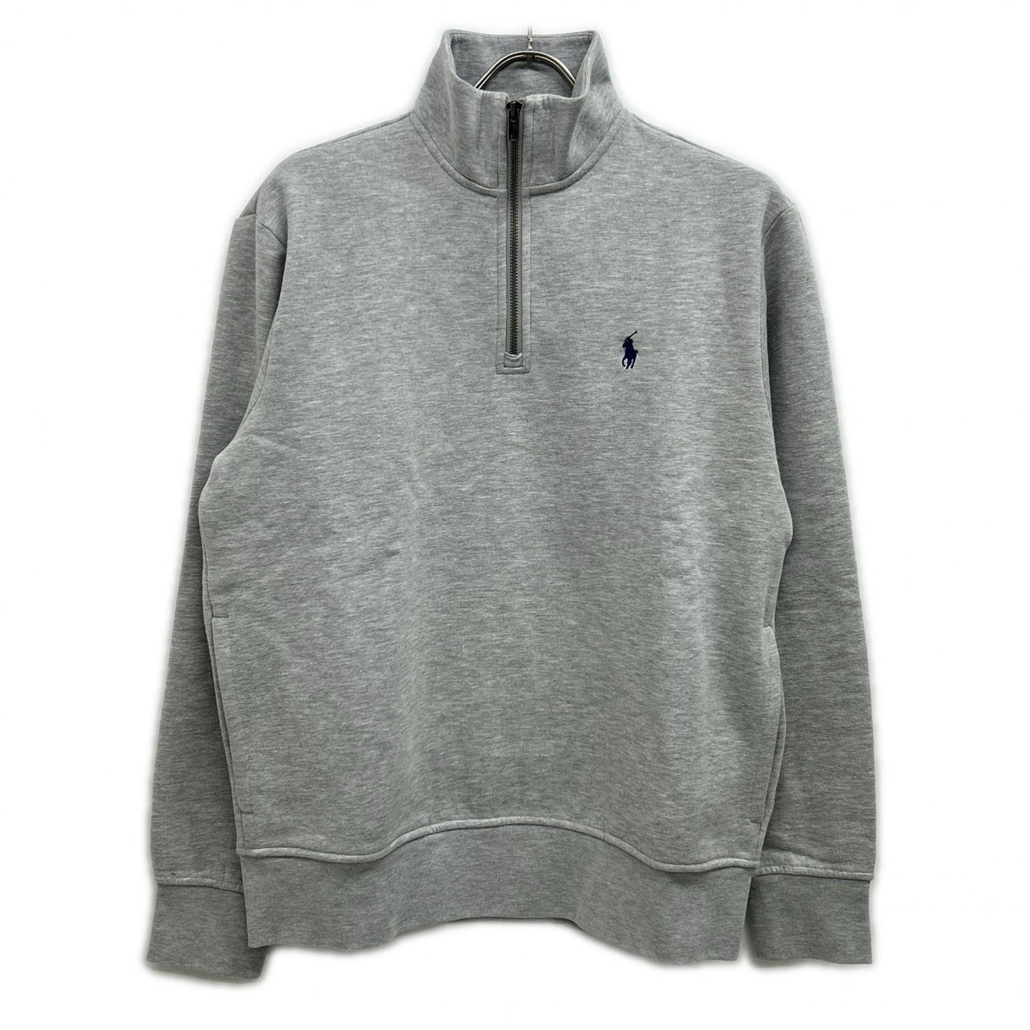 POLO RALPH LAUREN 2023 Half-Zip Sweatshirt Gray Size M