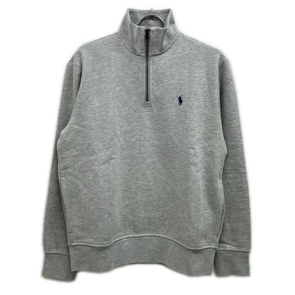 POLO RALPH LAUREN 2023 Half-Zip Sweatshirt Gray Size M