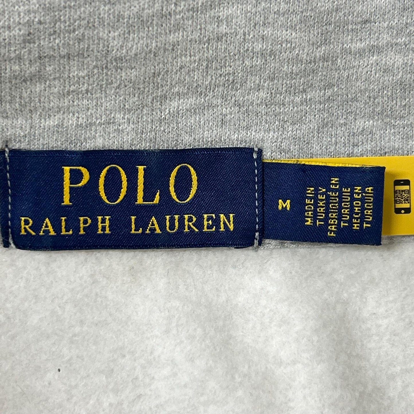 POLO RALPH LAUREN 2023 Half-Zip Sweatshirt Gray Size M
