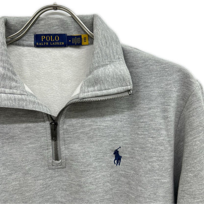 POLO RALPH LAUREN 2023 Half-Zip Sweatshirt Gray Size M
