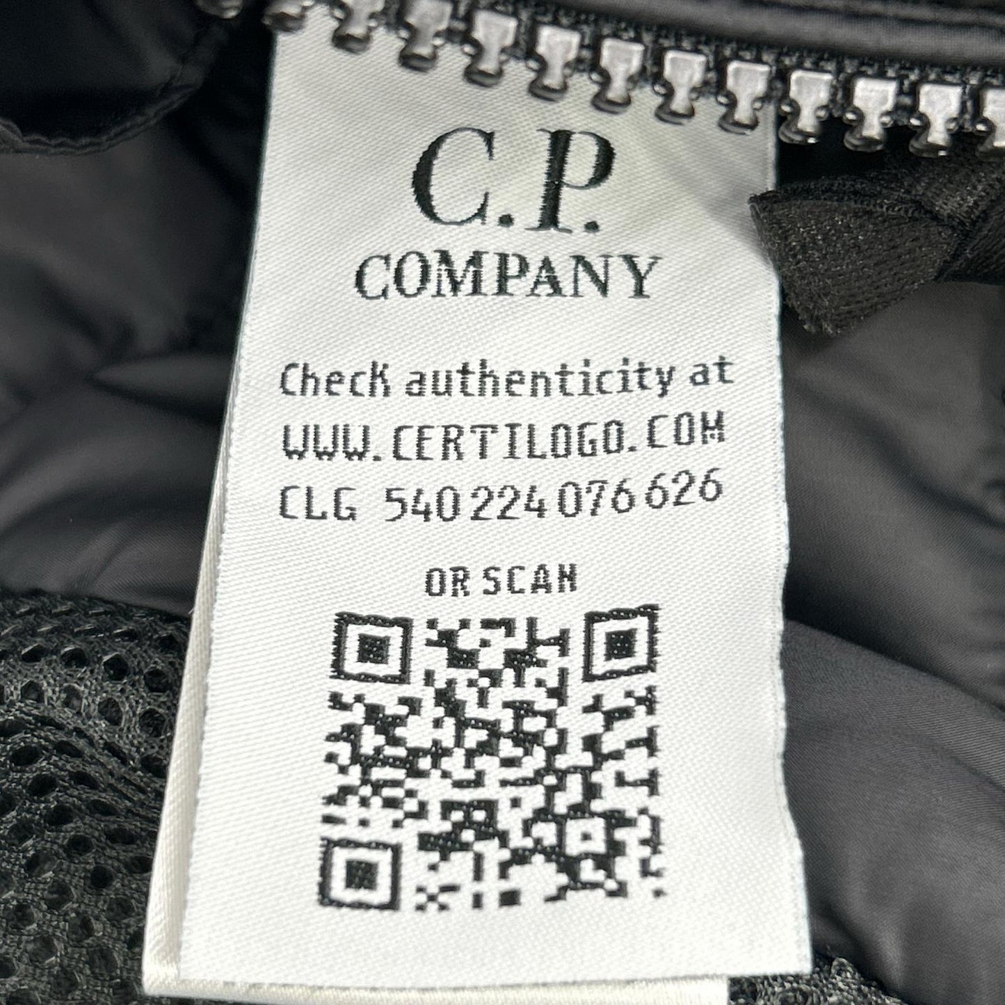 C.P.COMPANY 07CMOW018A Nylon Jacket Black Size 46