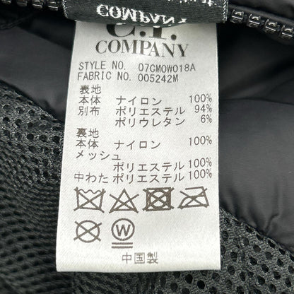 C.P.COMPANY 07CMOW018A Nylon Jacket Black Size 46